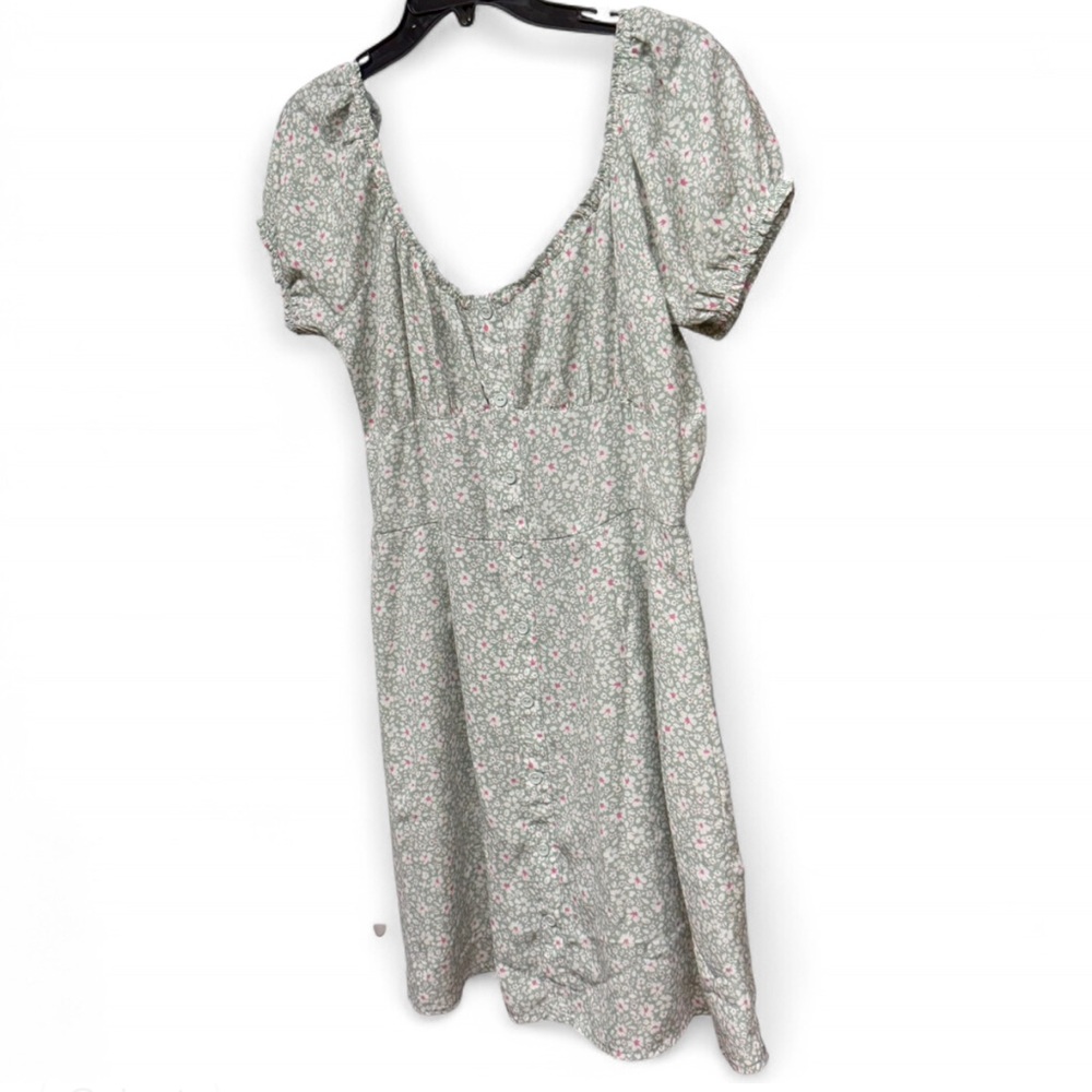 Trixxi Sage Floral Mini Dress - Picture 3 of 8